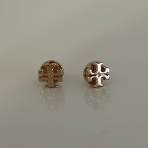 Tory Burch Rose Gold Studs